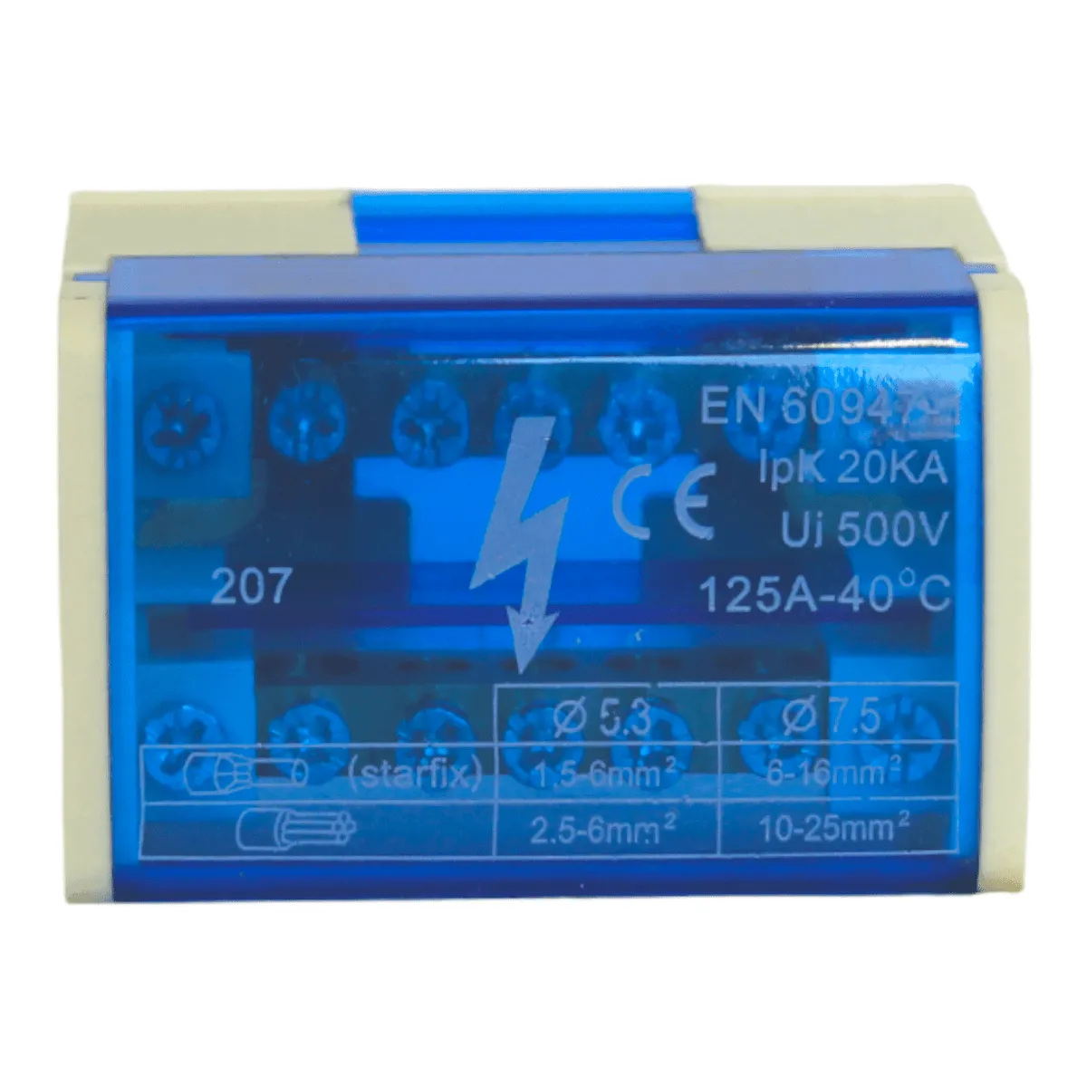 BARRA REPARTIDORA 2X7A 125A