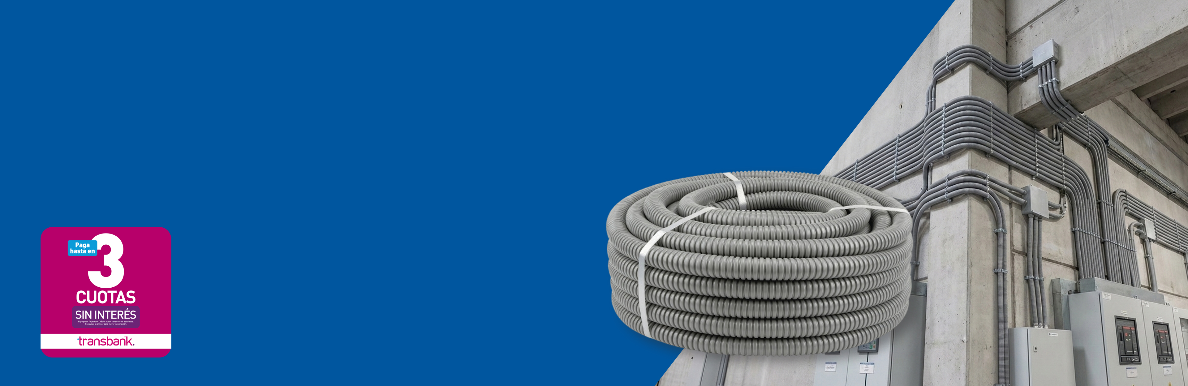 CONDUIT FLEXIBLE METALICO PVC GRIS