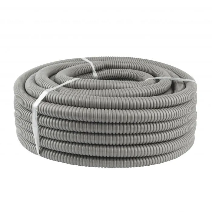 CONDUIT FLEXIBLE METALICO 32MM PVC GRIS