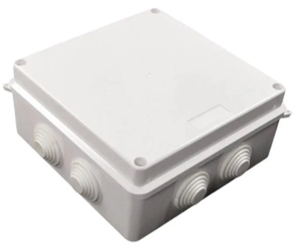 CAJA DIST.  100X100X70MM CON CONOS IP65