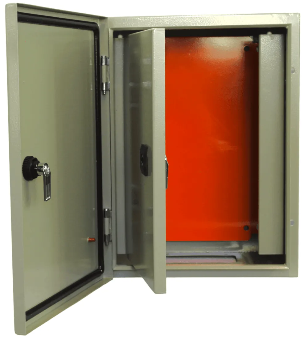 GABINETE 600X500X250MM 2 PUERTA/ AJUSTABLE
